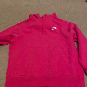 hot pink Nike hoodie